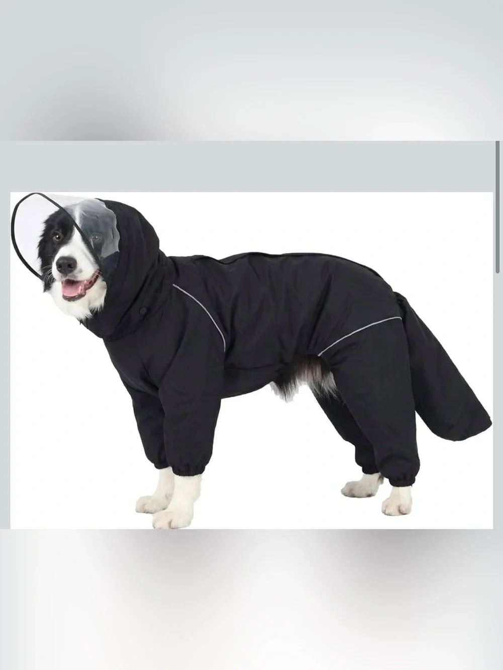 Dog Raincoat for Medium Large Dogs,rain Jacket Coat, Full Leg Coverage Waterproo